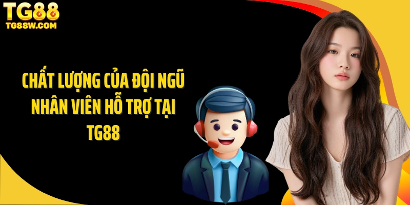 Chất lượng của đội ngũ nhân viên hỗ trợ tại Tg88