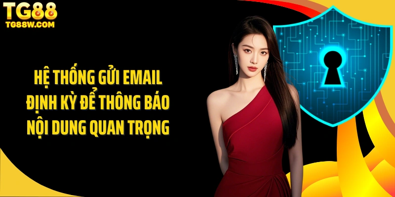 Hệ thống gửi email định kỳ để thông báo nội dung quan trọng 